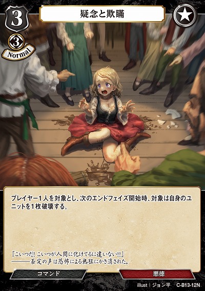 疑念と欺瞞 【C/B13/12N】